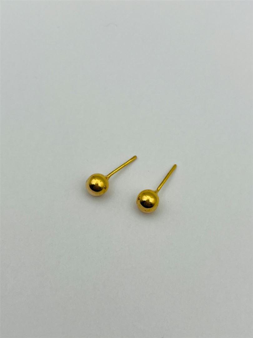 گوشواره طلا 18عیار گوی میخی137416