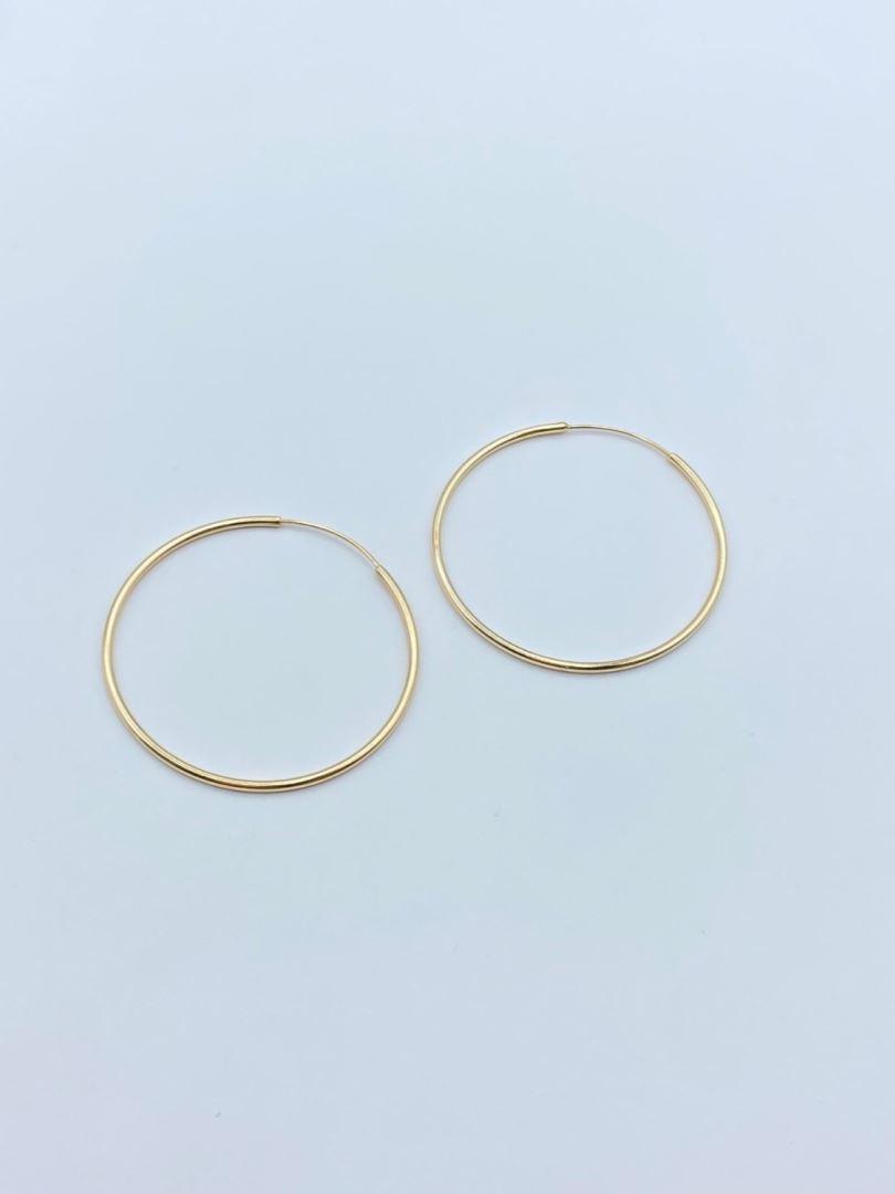 گوشواره طلا 18 عیار حلقه ای