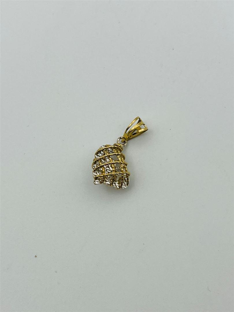 آویز پلاک طلا 18عیار قلب