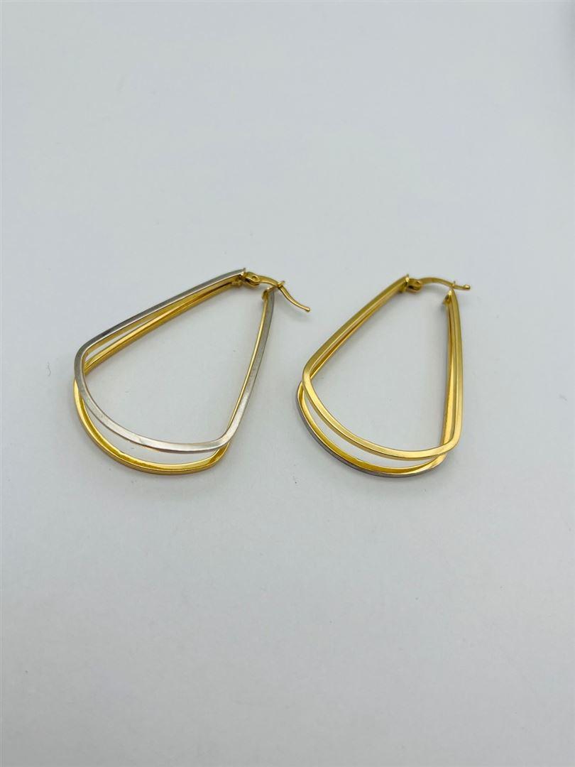 گوشواره طلا 18عیار حلقه ای 140863