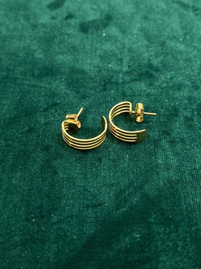 گوشواره حلقه ای میخی