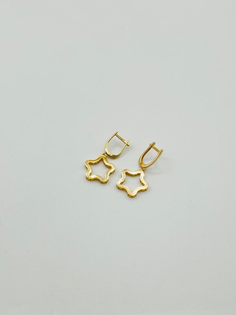 گوشواره طلا 18 عیار ستاره 127738