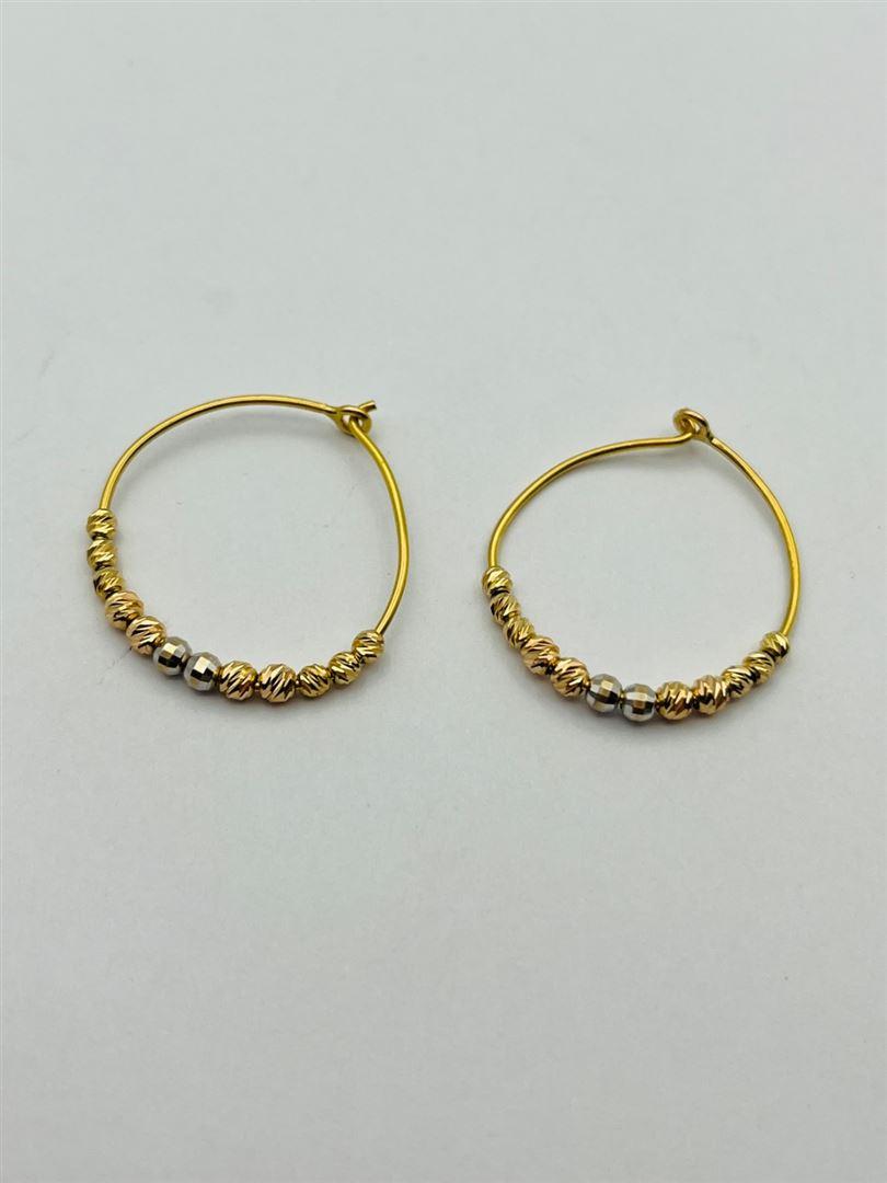 گوشواره طلا 18عیار البرنادو