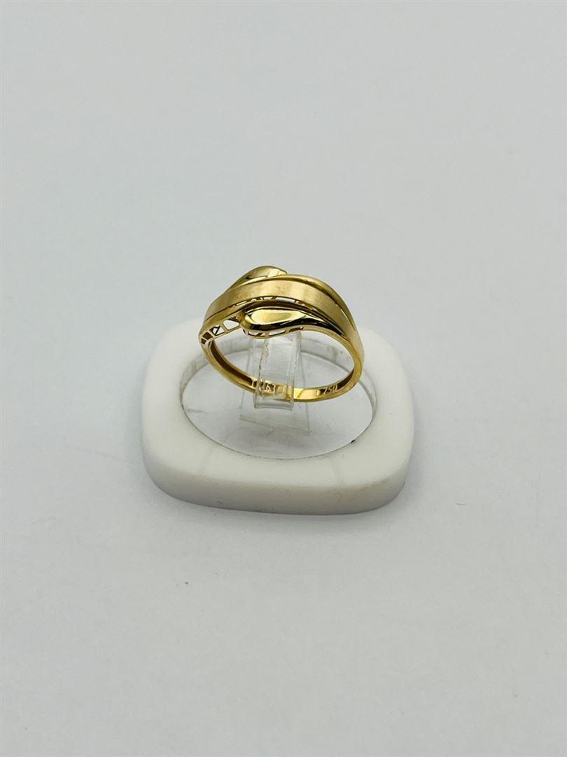 انگشتر طلا 18عیار مات و براق