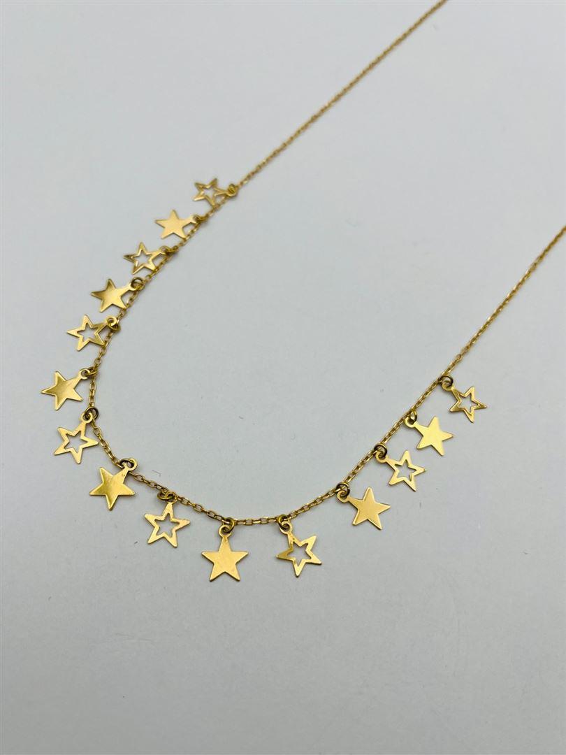 گردنبند طلا 18عیار آویز ستاره141740