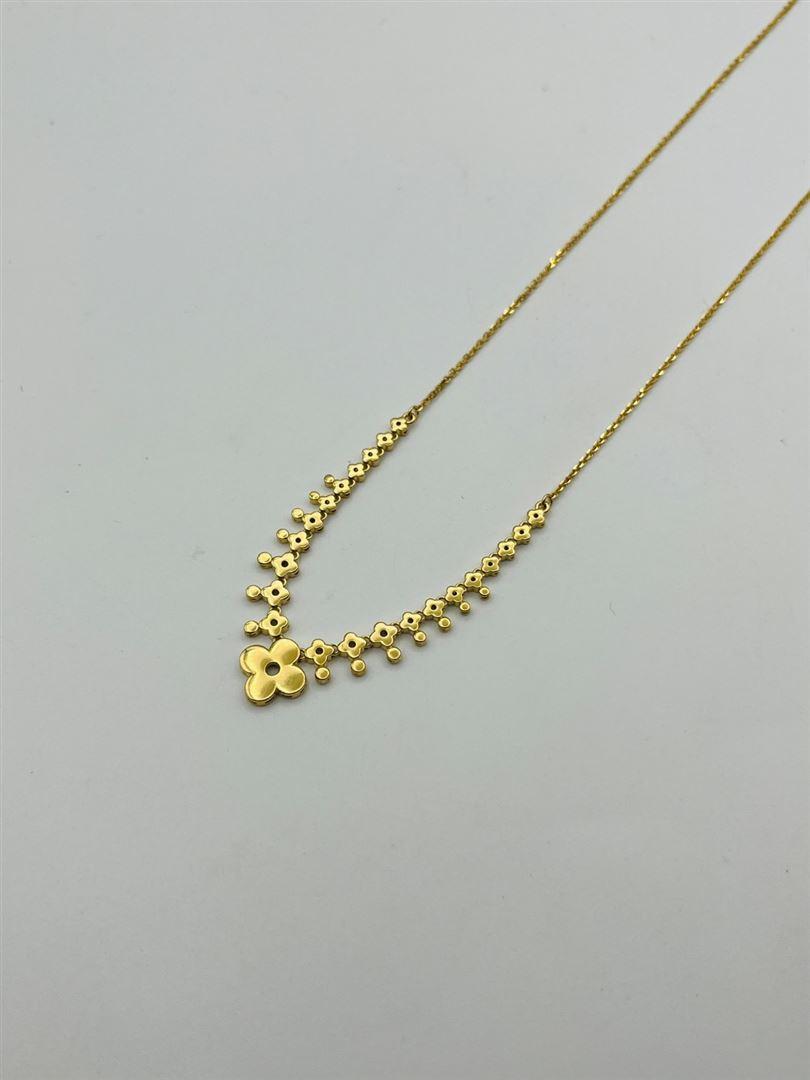 گردنبند طلا 18عیار گل143351
