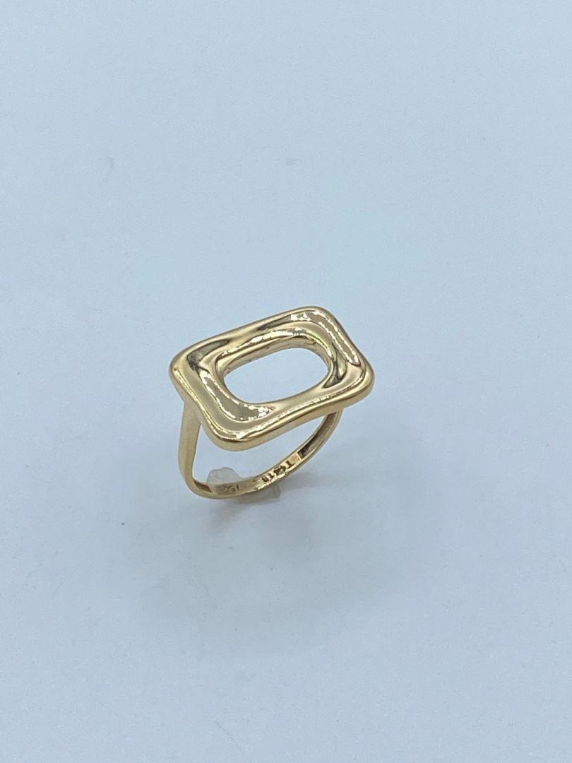 انگشتر هندسی طلای 18 عیار