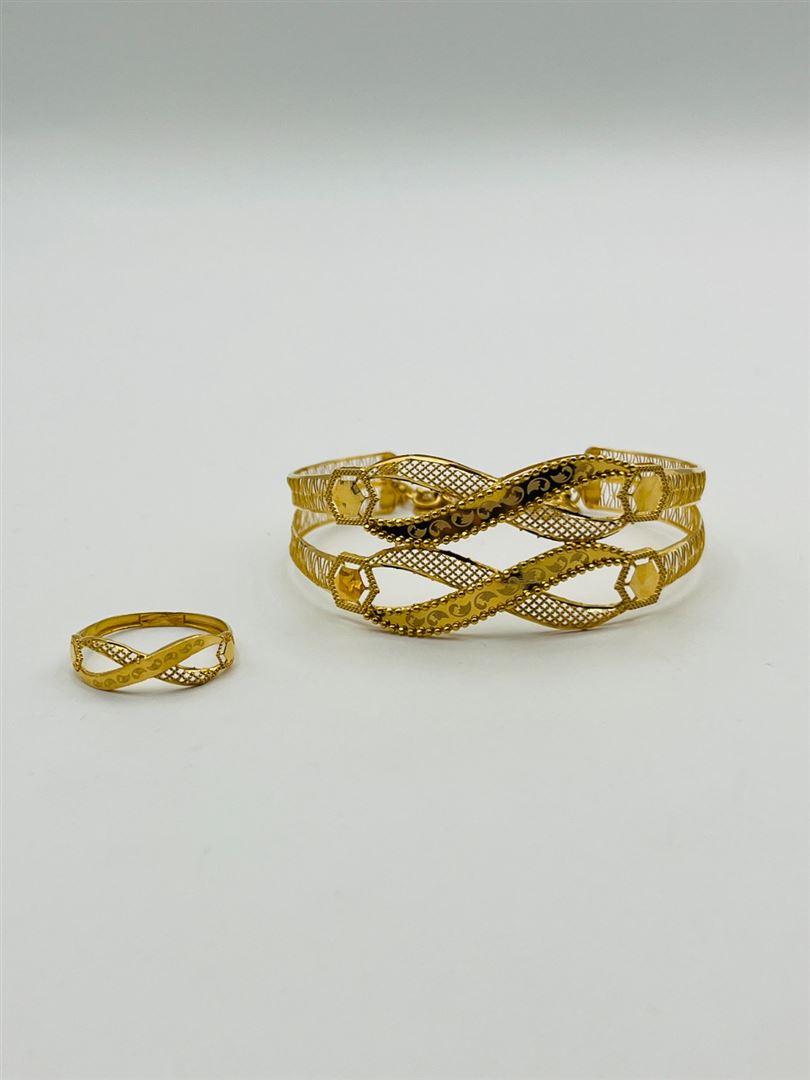 ست طلا 18عیار تراش143392-143393