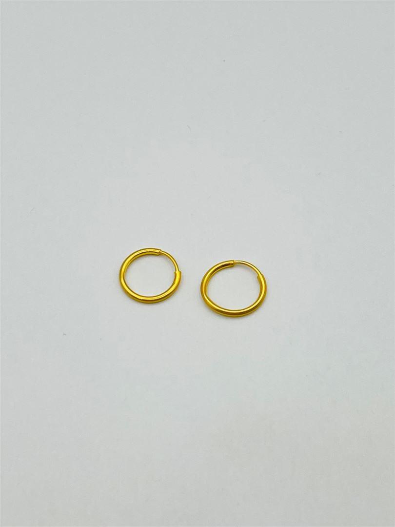 گوشواره طلا 18 عیار حلقه ای 133339