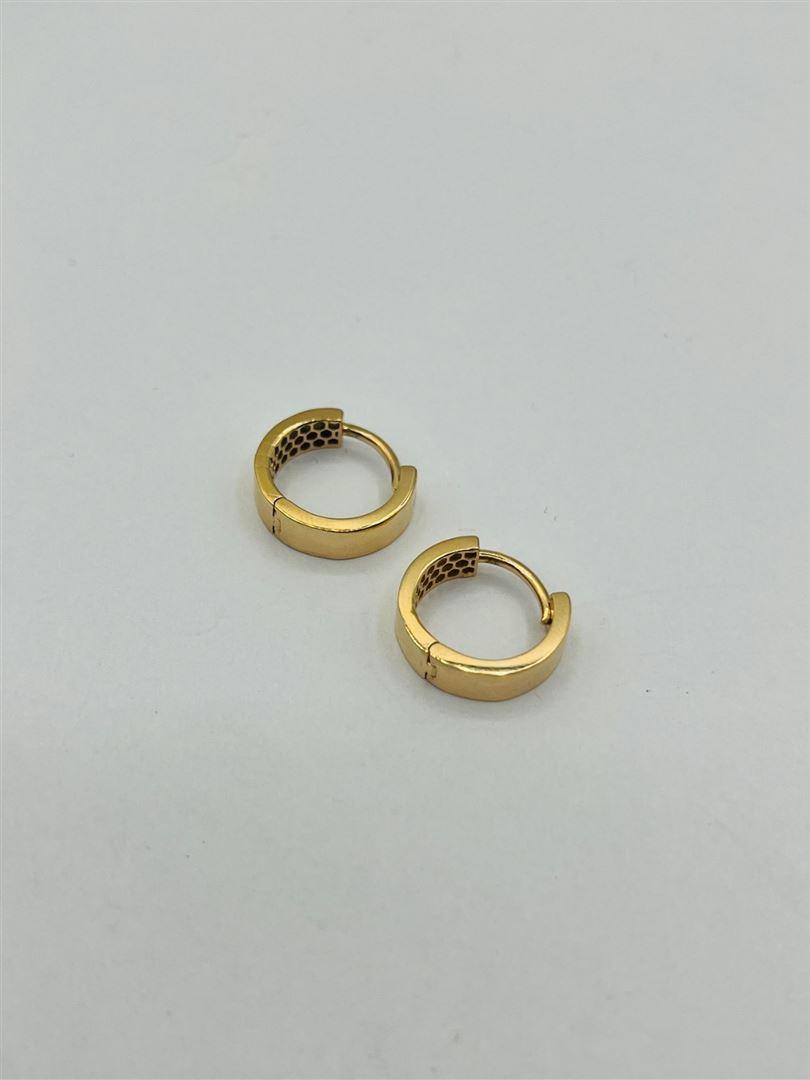گوشواره طلا 18عیار گرد133501