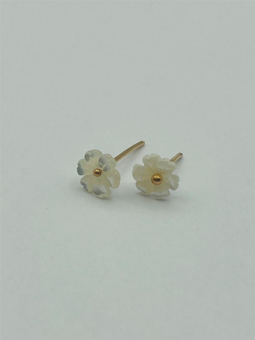 گوشواره طلا 18عیار گل 133031