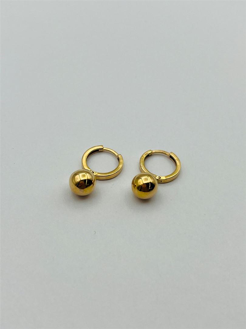 گوشواره طلا 18عیار گوی