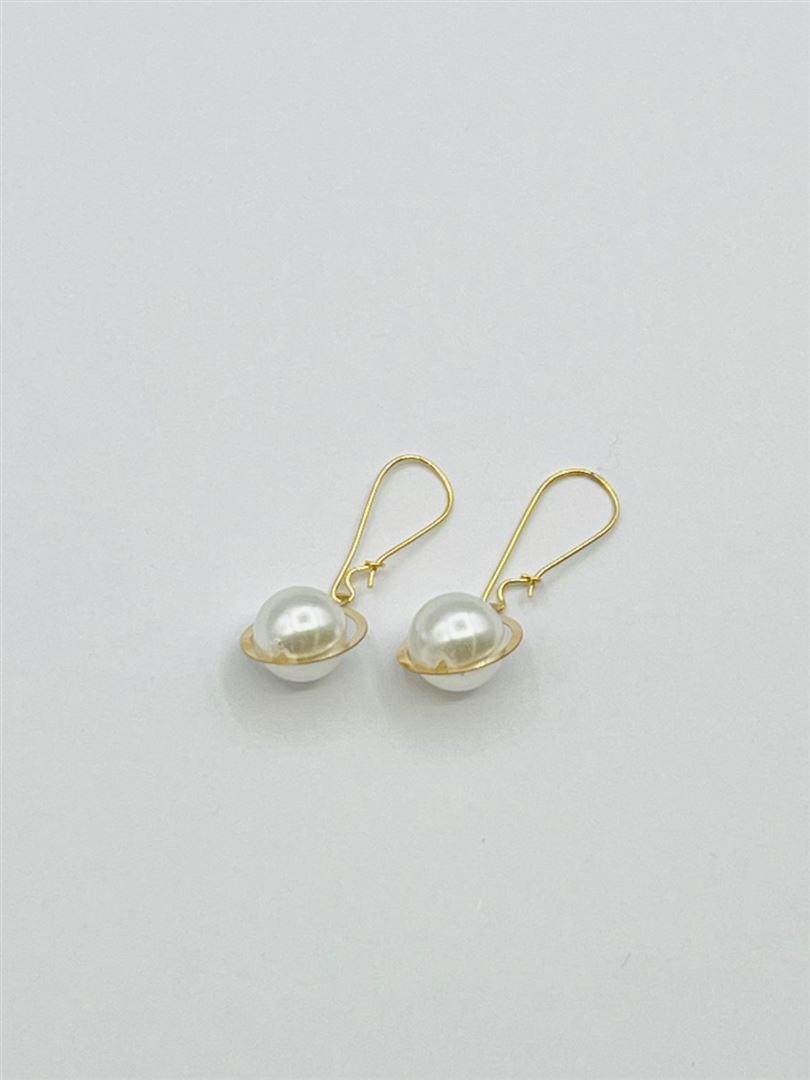 گوشواره طلا 18 عیار مروارید