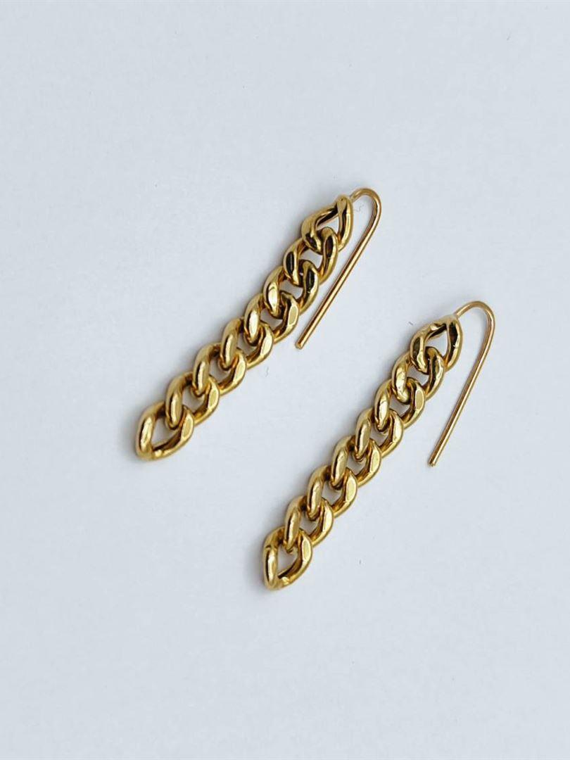 گوشواره طلا 18 عیار کارتیر135418
