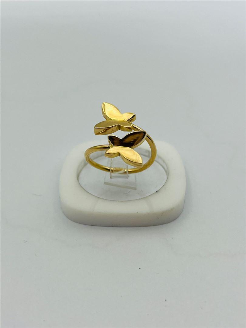 انگشتر طلا 18عیار پروانه142384