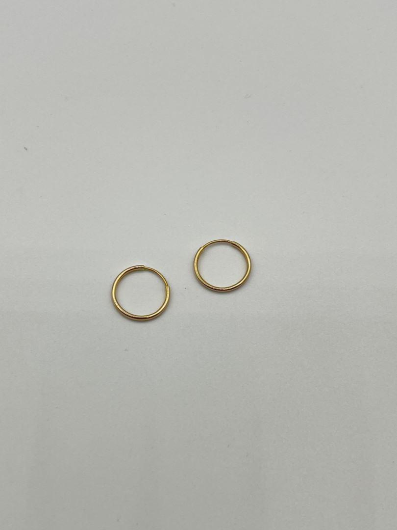 گوشواره طلا 18 عیار حلقه ای 126857