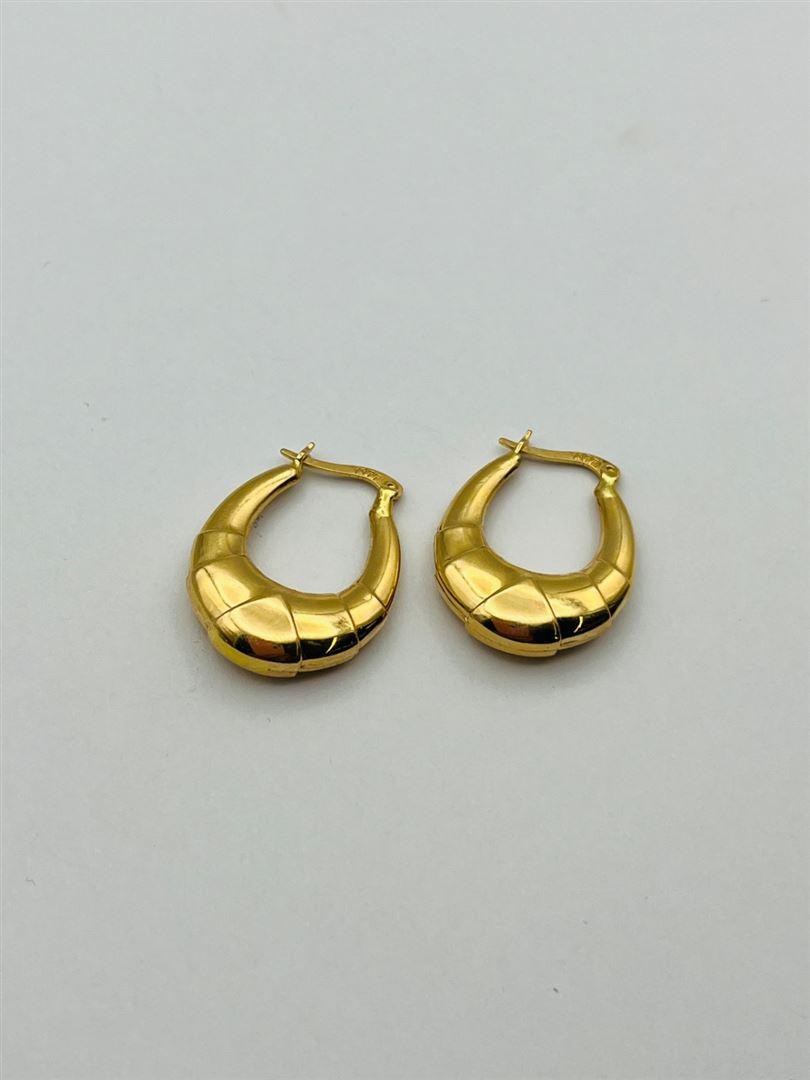 گوشواره طلا 18عیار کریستال 139463