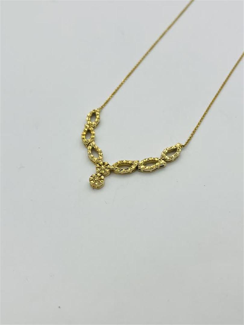 گردنبند طلا 18عیار تراش