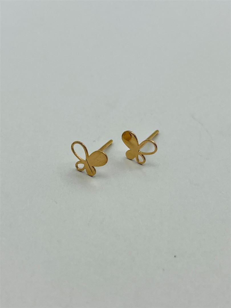 گوشواره طلا 18عیار پروانه135837
