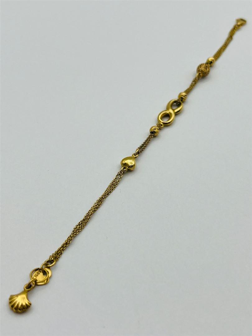 دستبند طلا 18عیار بی نهایت