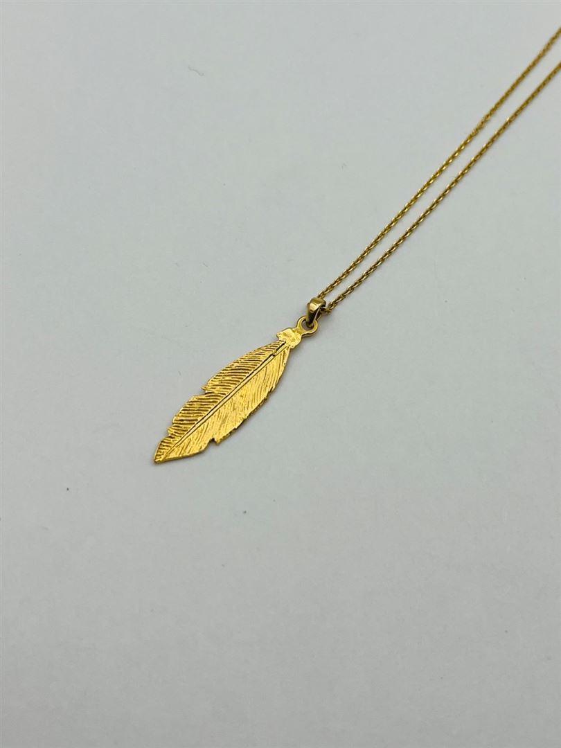 گردنبند طلا 18عیار پر