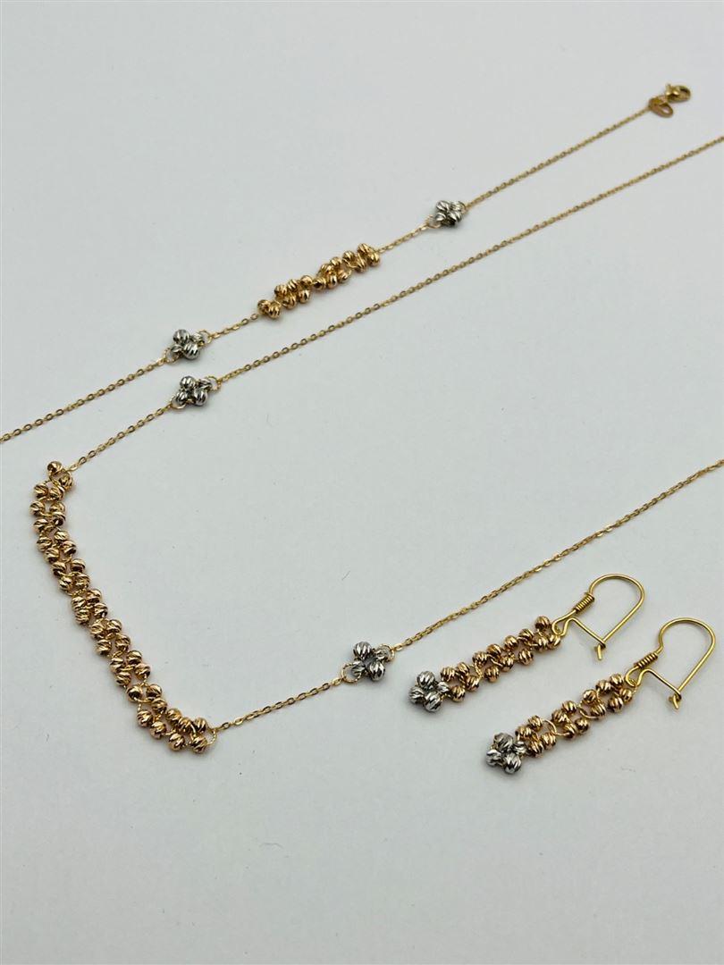 سرویس طلا 18عیار البرنادو دو رنگ