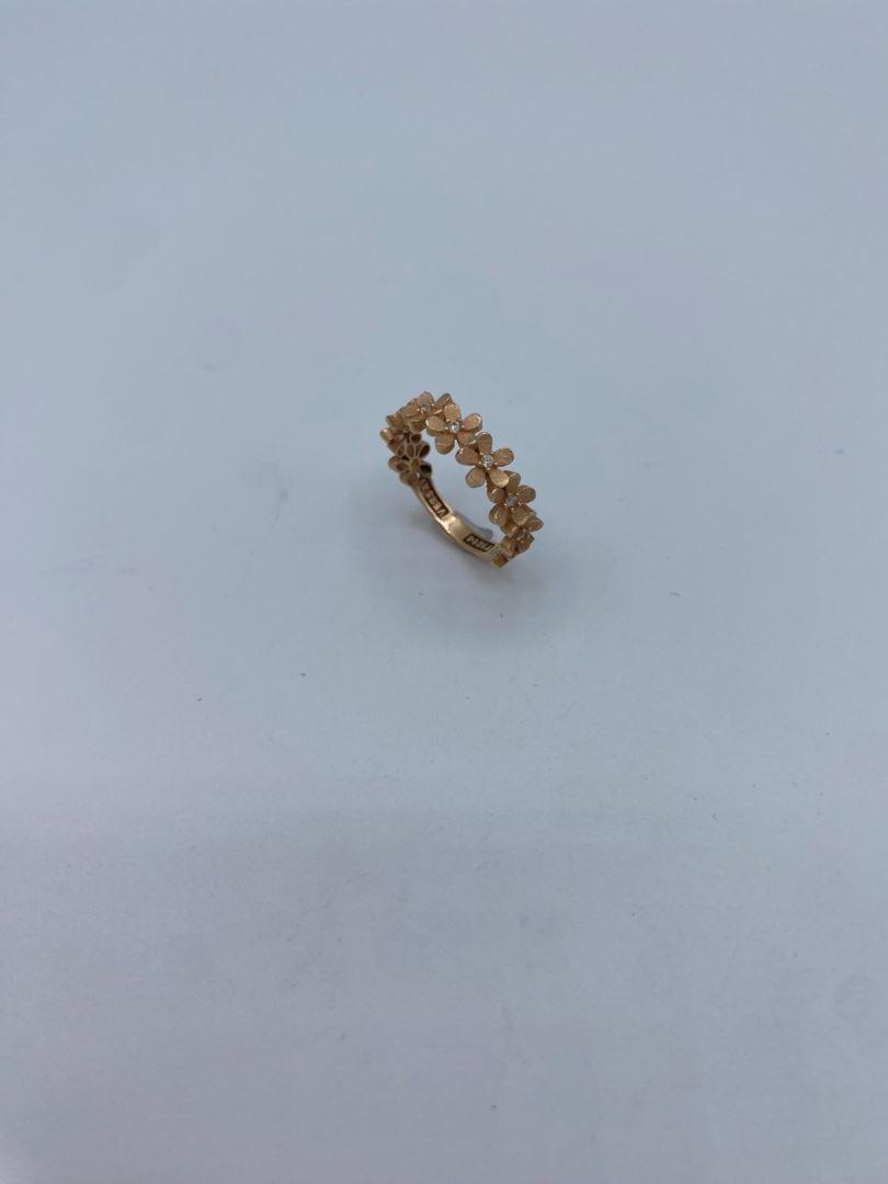 انگشتر شکوفه طلای 18 عیار127529