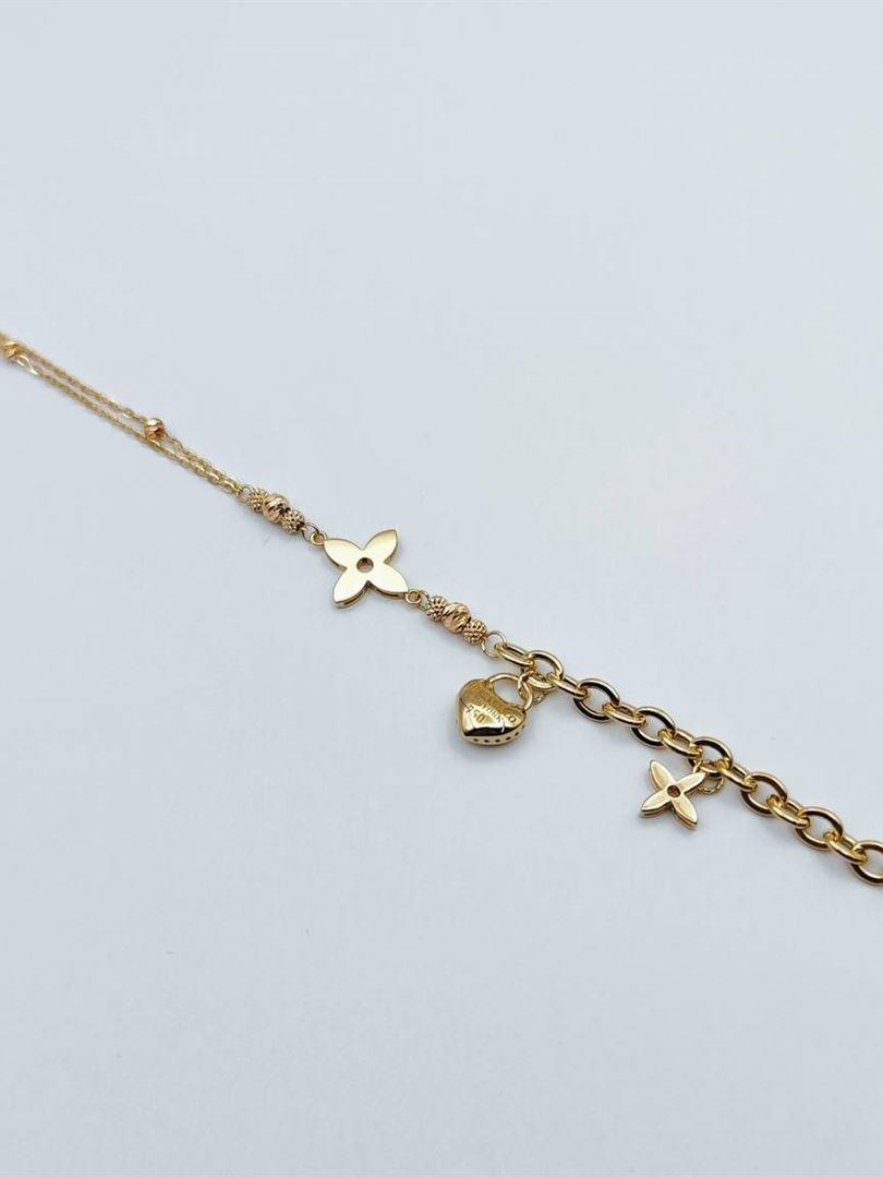 دستبند طلا 18عیار لویی ویتون