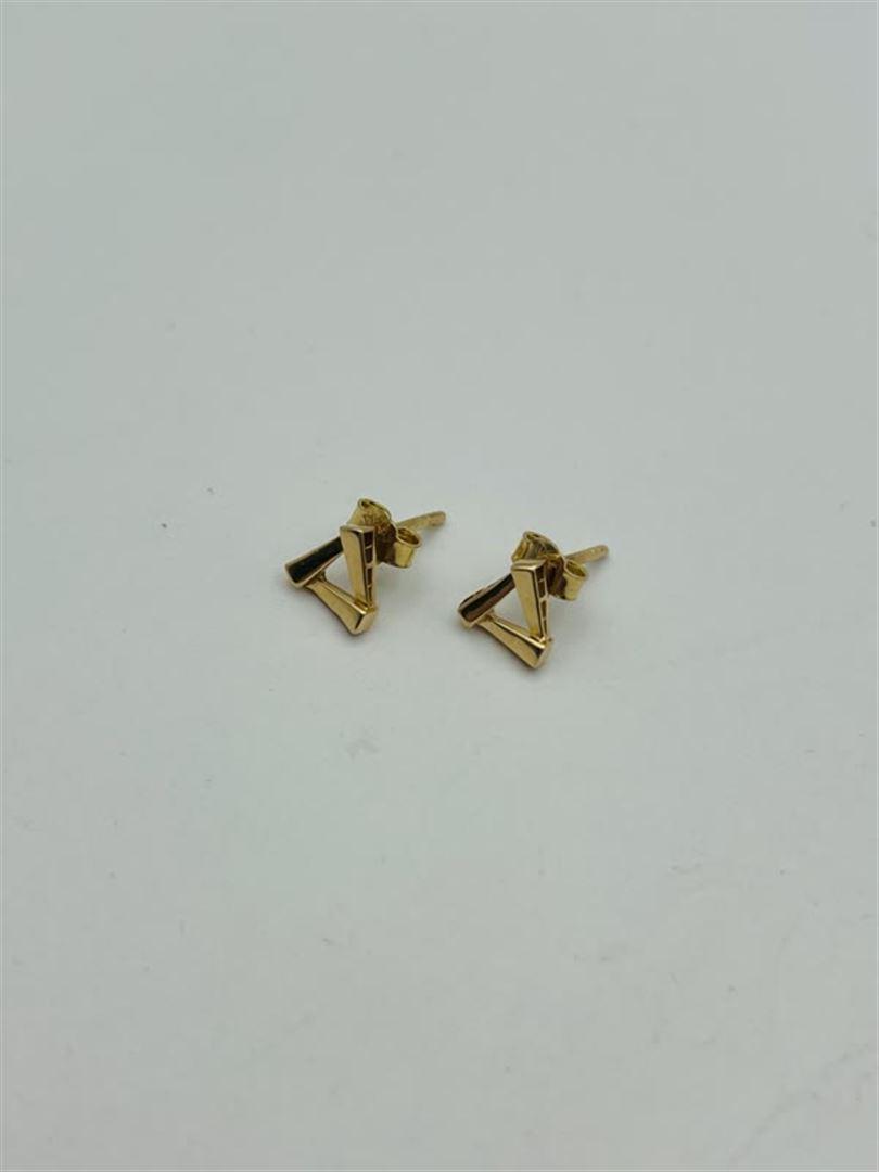 گوشواره طلا 18عیار مثلث 144086