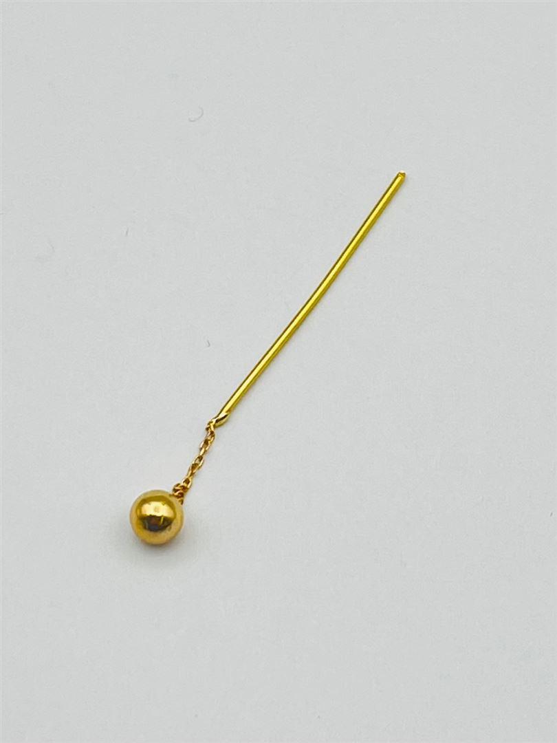 گوشواره طلا 18 عیار گوی137457