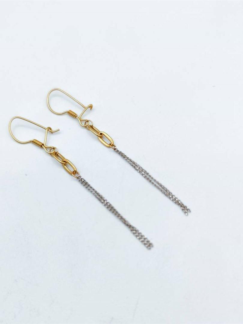 گوشواره طلا 18 عیار هرمس138621