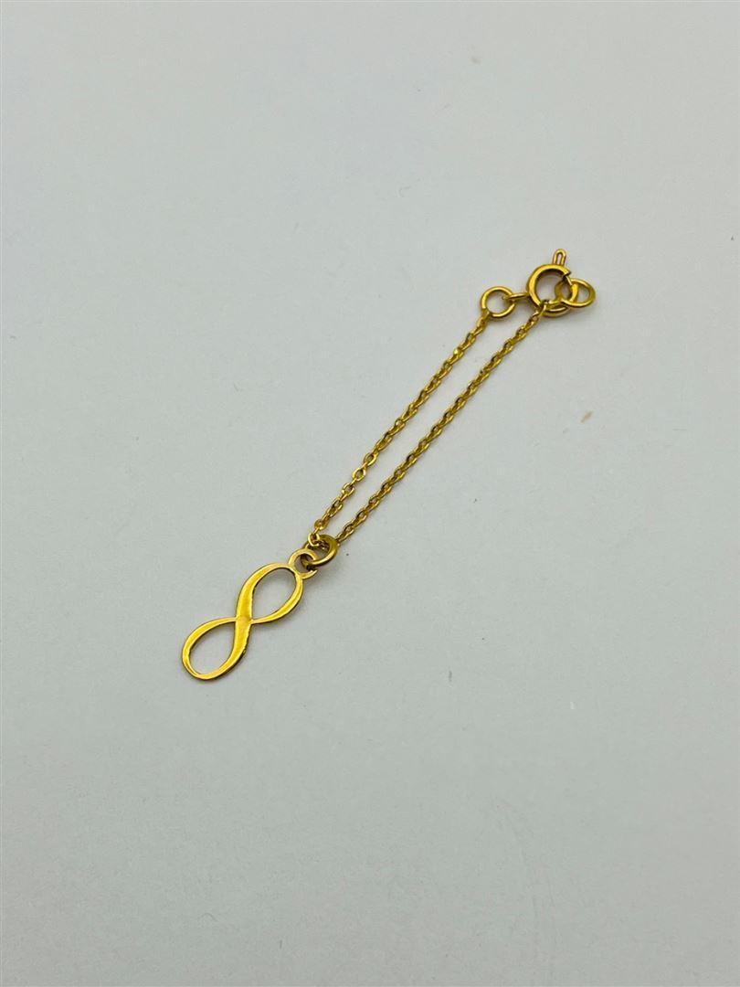 آویز ساعت طلا 18عیار بی نهایت141770