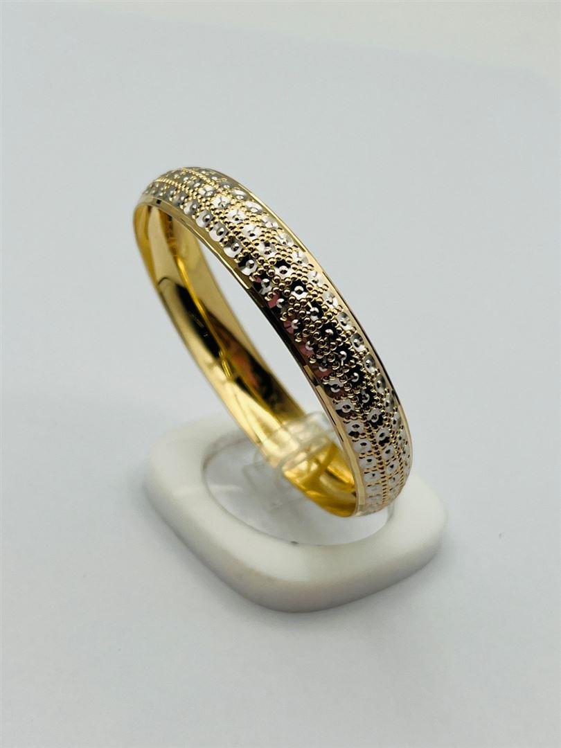 النگو طلا 18عیار تراش نوزادی140348