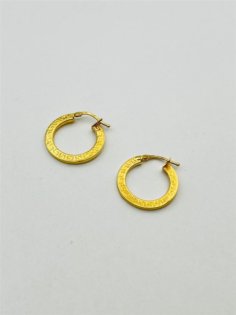 گوشواره طلا 18 عیار ورساچه
