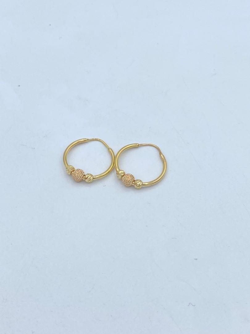 گوشواره طلا 18 عیار البرنادو 125254