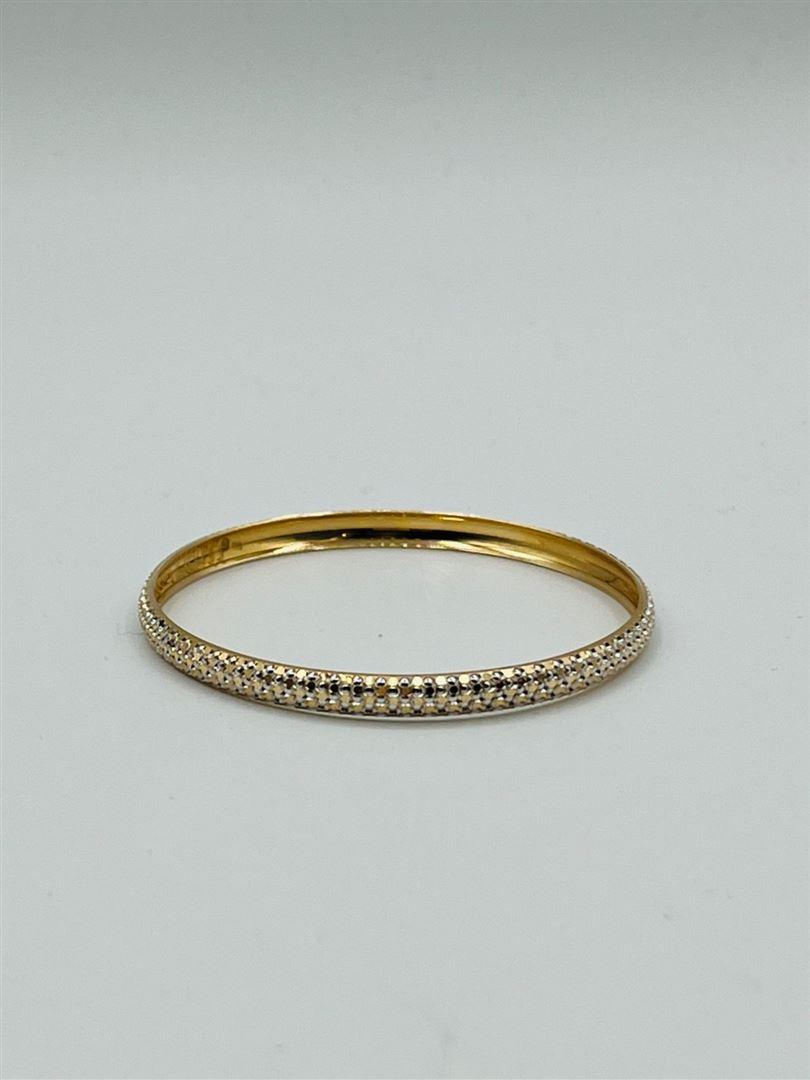 النگو طلا 18عیار تراش بچگانه