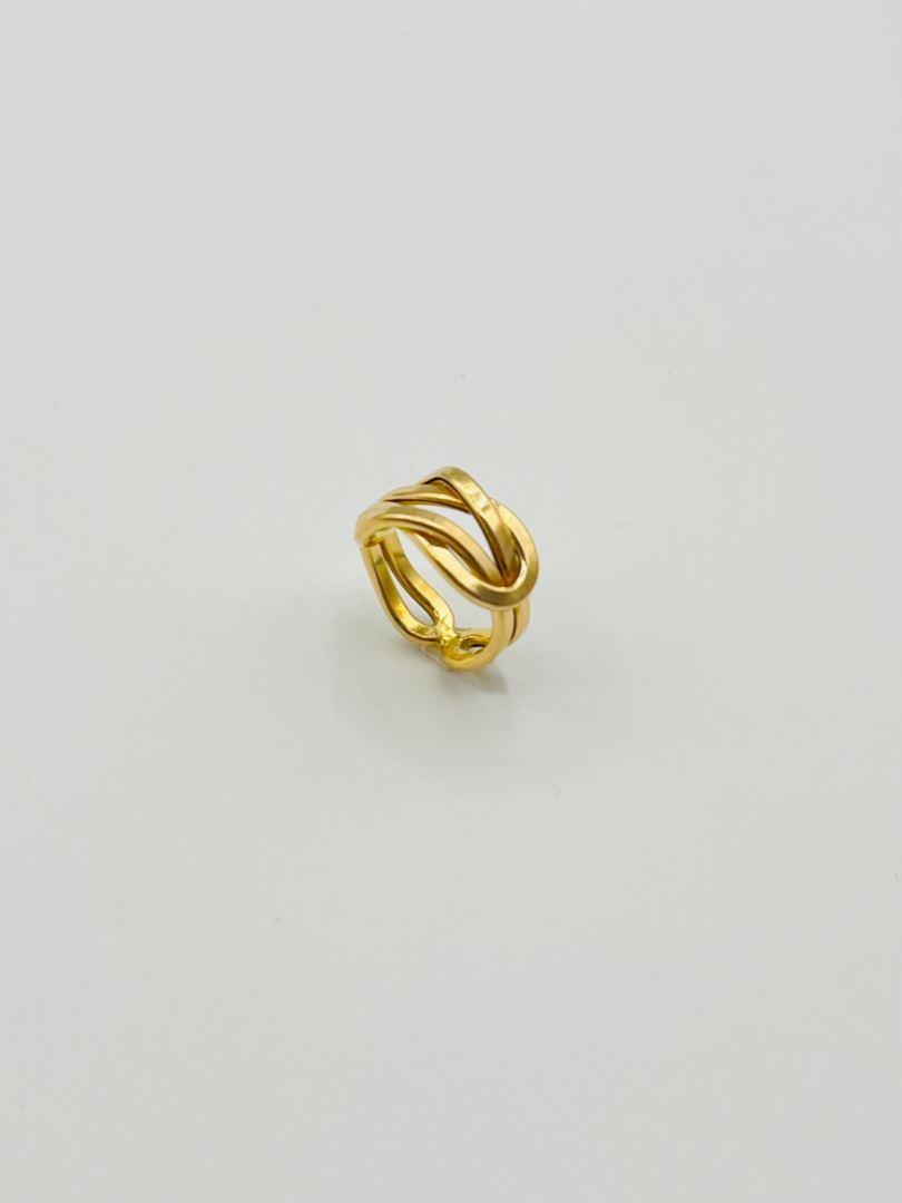 انگشتر طلا 18 عیار اومگا 127739