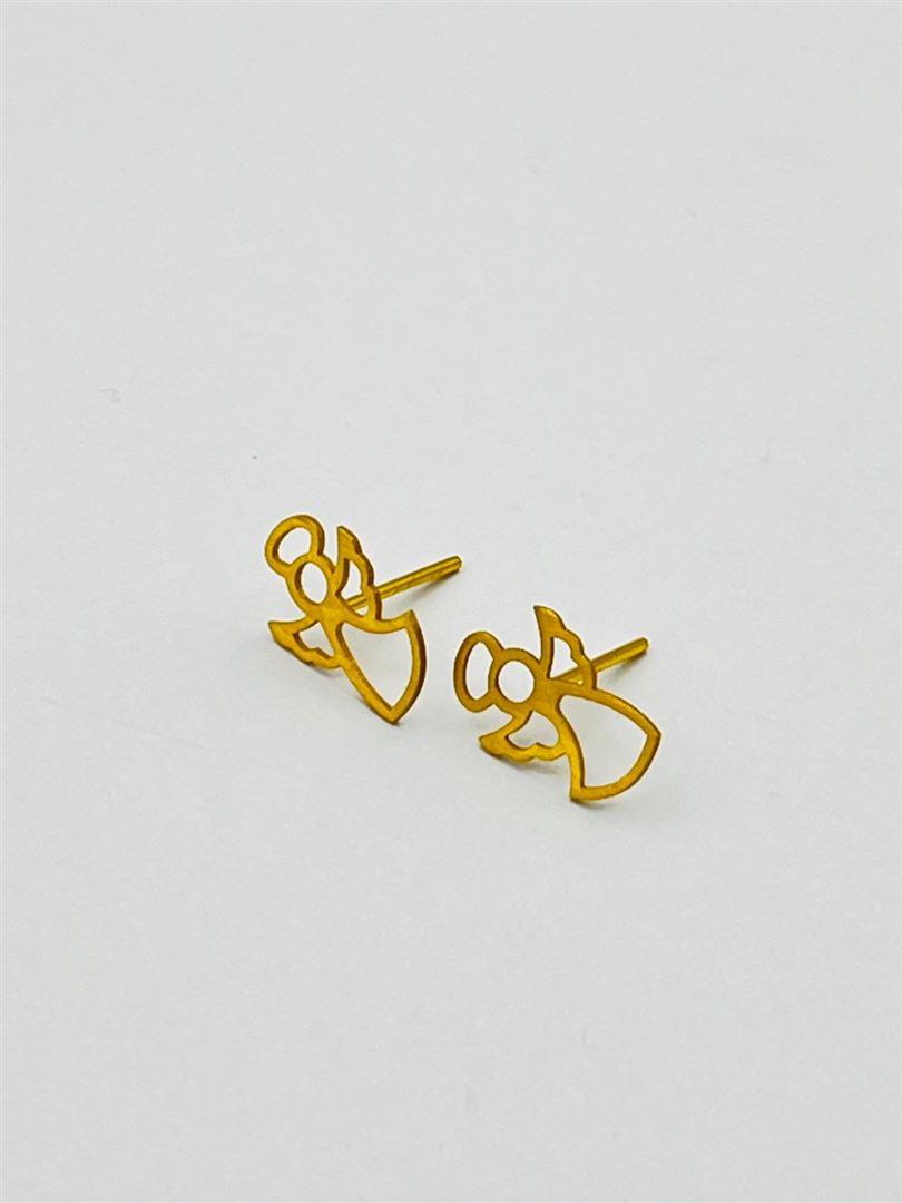 گوشواره میخی طلا 18 عیار فرشته 137395