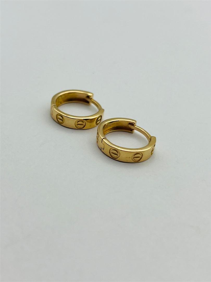 گوشواره طلا18 عیارلاو کارتیر