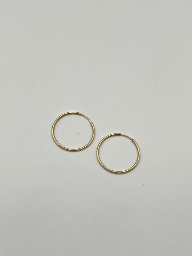 گوشواره طلا 18 عیار حلقه ای 126930