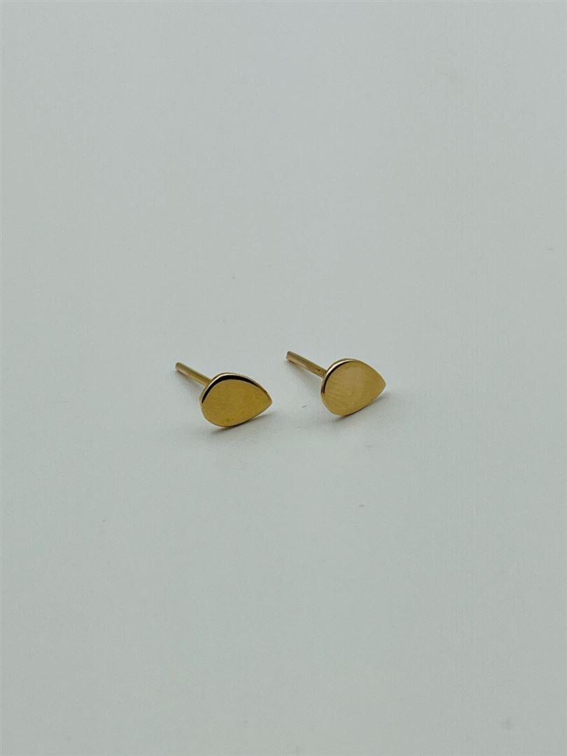 گوشواره طلا 18عیار میخی اشکی