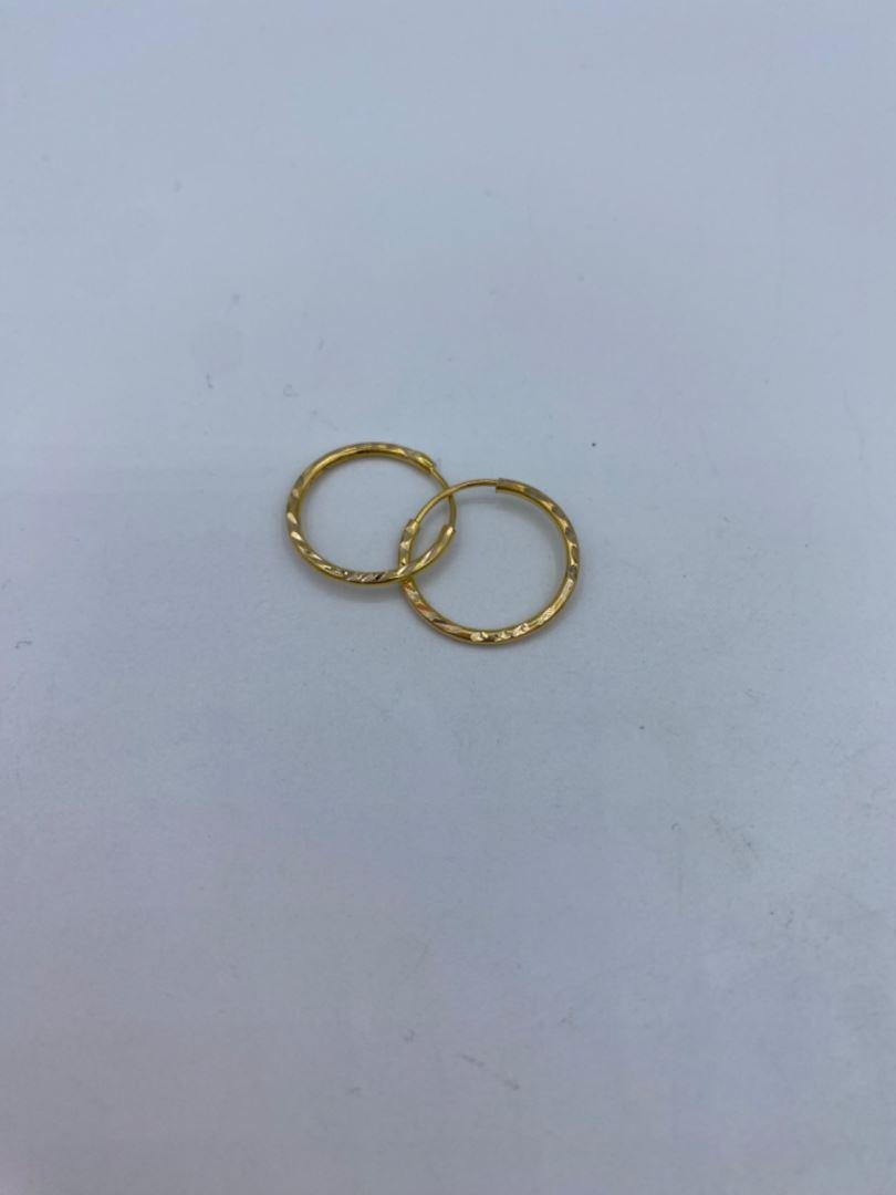 گوشواره حلقه ایی زرد طلای 18 عیار125264