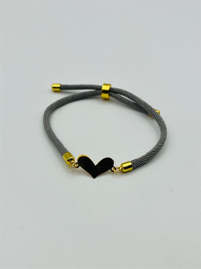 دستبند مارشال طلا 18عیار قلب