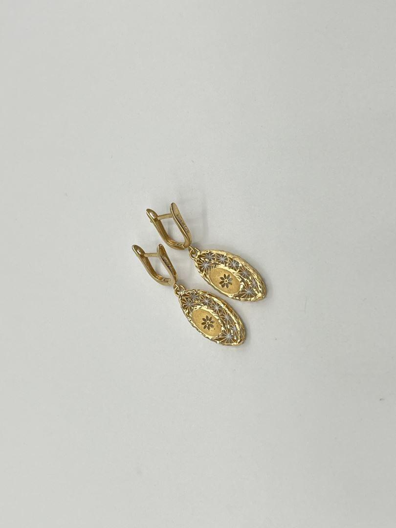 گوشواره طلا 18 عیار فیوژن127037