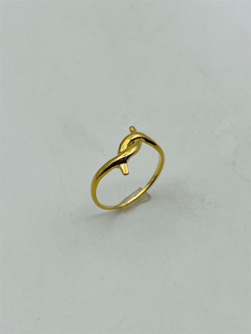 انگشتر طلا 18عیار گره