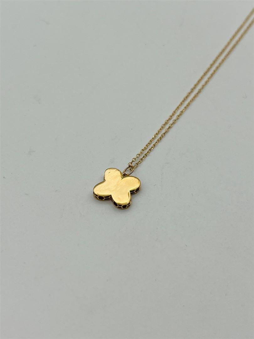 گردنبند طلا 18عیار گل