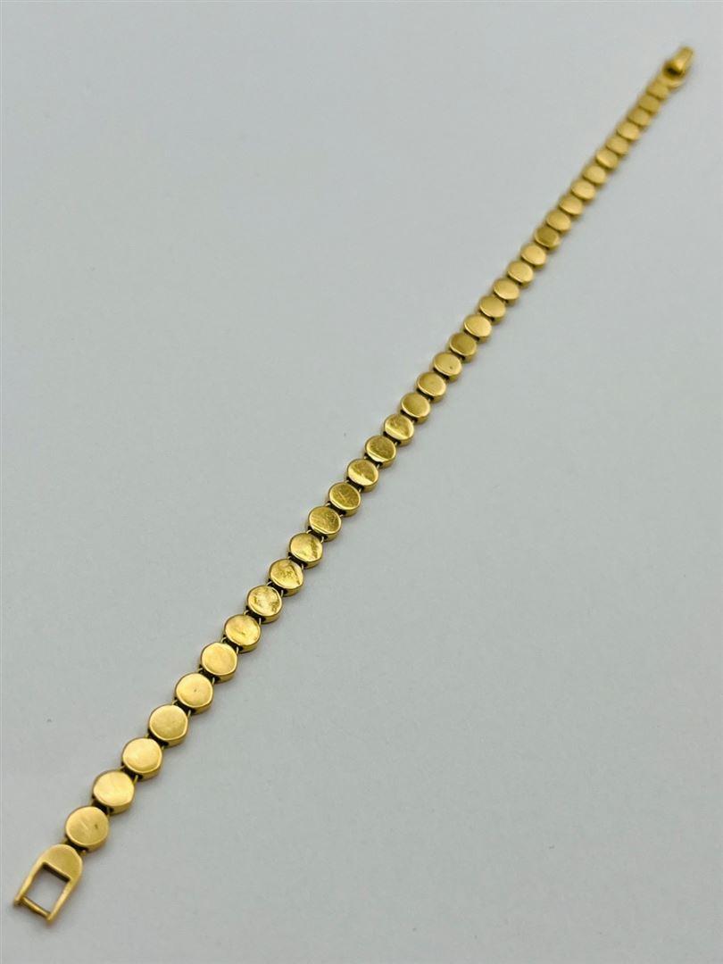 دستبند طلا 18عیار هندسی