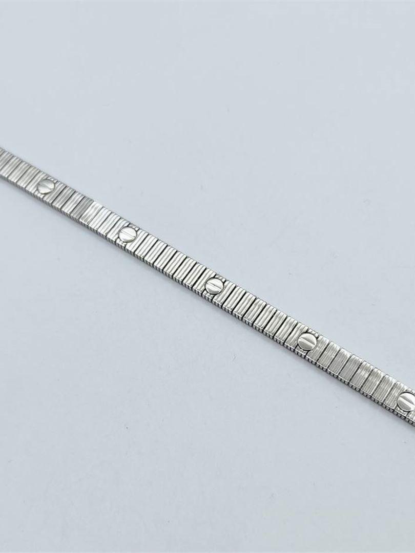 دستبند طلا 18عیار کارتیر لاو آنلیمیتد سفید141029