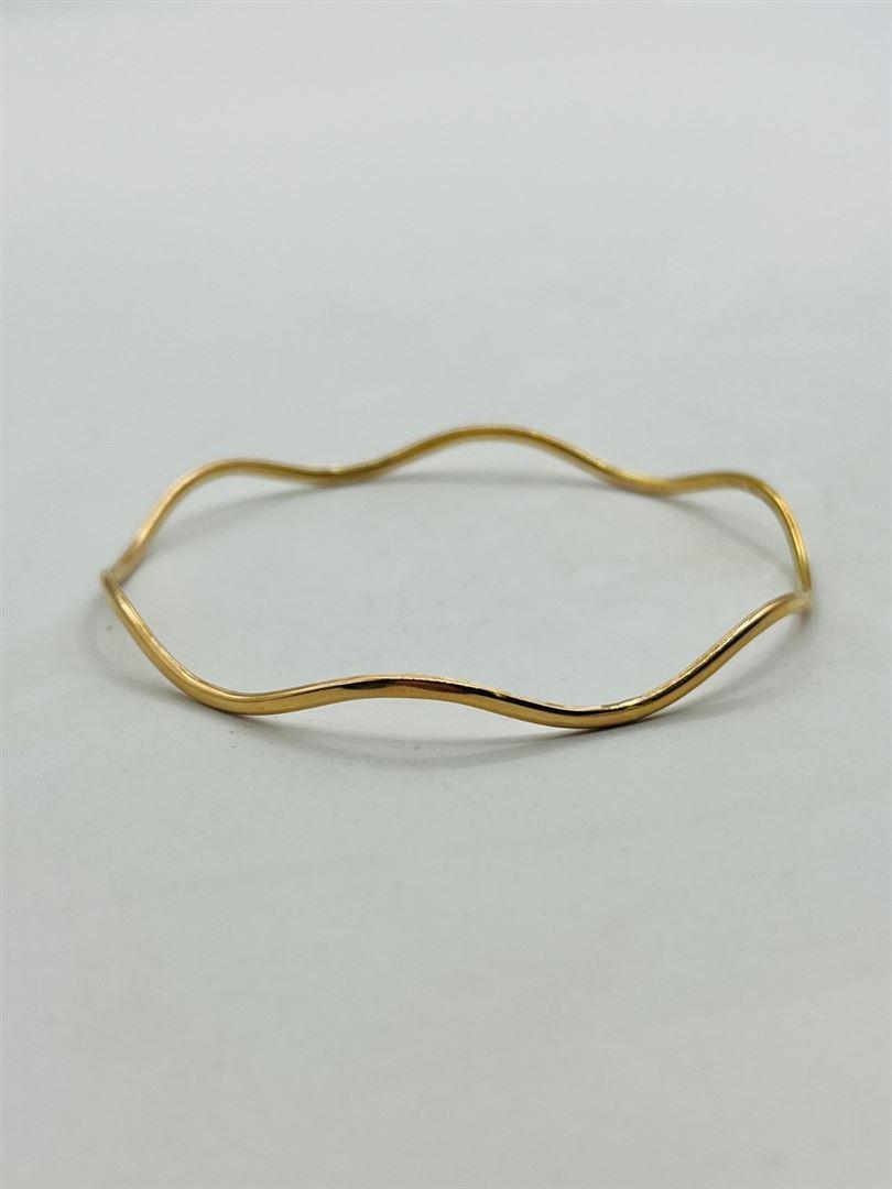 النگو طلا 18عیار موج