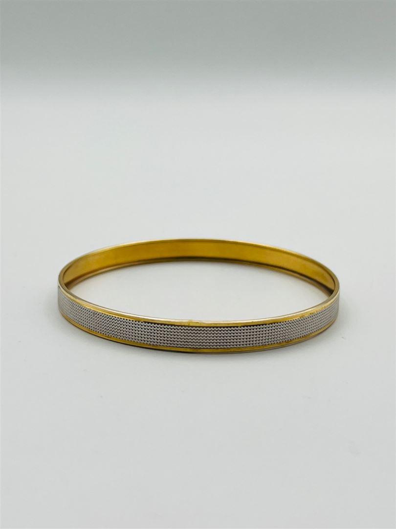 النگو طلا 18عیار سفید تراش143311